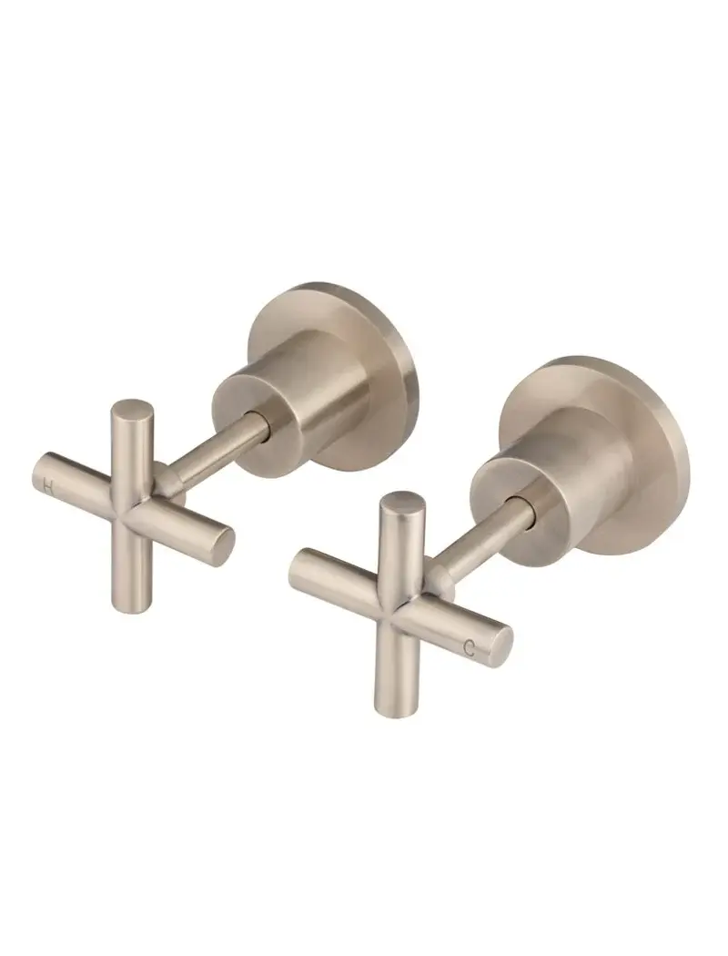 Round Cross Handle Jumper Valve Wall Top Assemblies